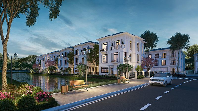 Cho thuê biệt thự đơn lập view sông Vinhomes Riverside, full nội thất tân cổ điển